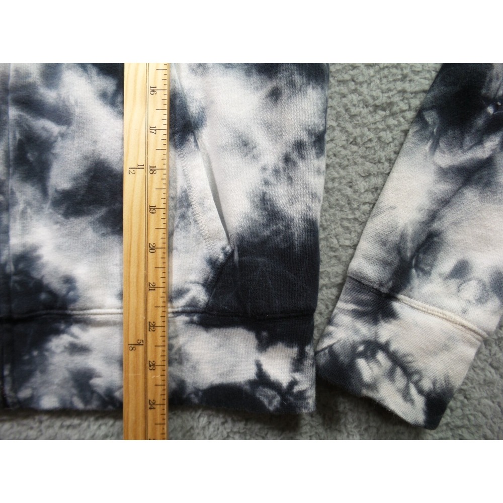 Raiders Sweatshirt Womens Size S White Black Tie Dye Full Zip NFL Team Apparel - Picture 11 of 14